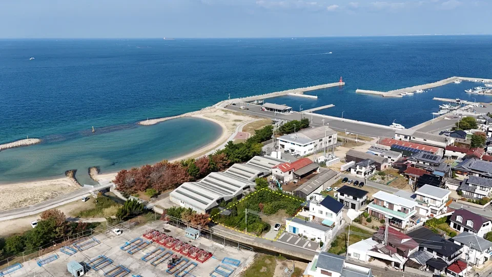 淡路島西海岸・淡路市尾崎 ビーチ近くの土地