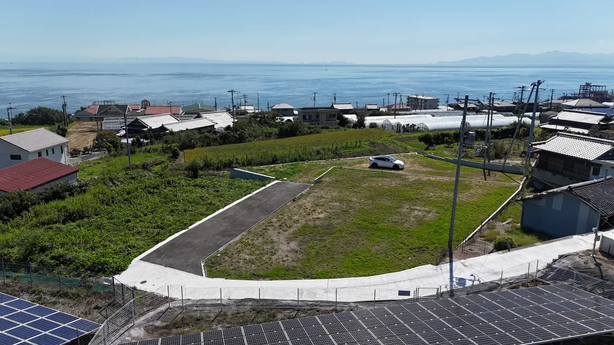 淡路市釜口｜海を望む全3区画・朝日が丘分譲地