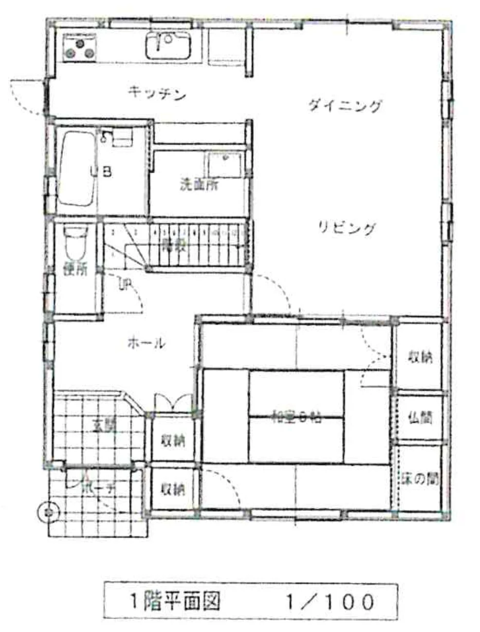 間取り図 1階