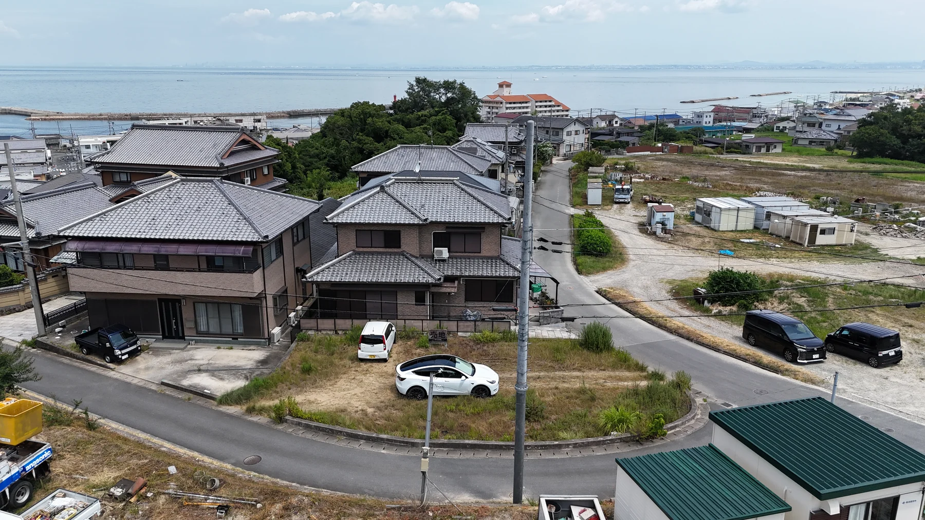 淡路市小倉｜高台の角地