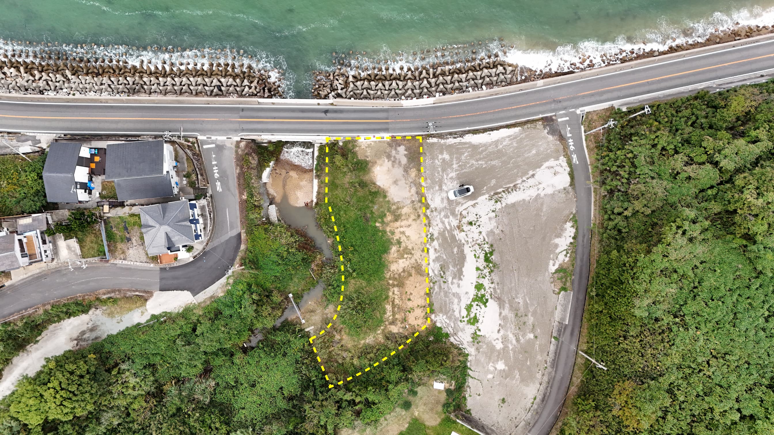 淡路市江井 オーシャンビュー土地 海の眺望