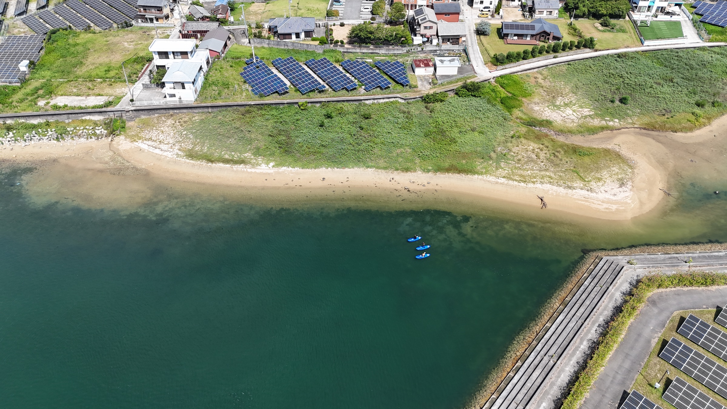 淡路市生穂 海岸空撮