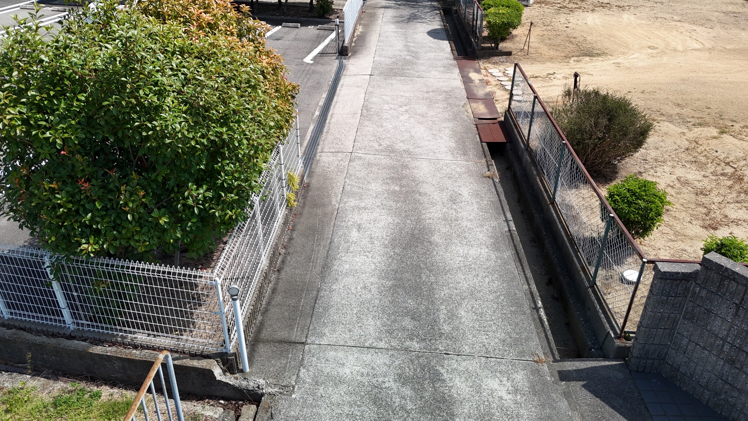 淡路市生穂 売土地 進入路