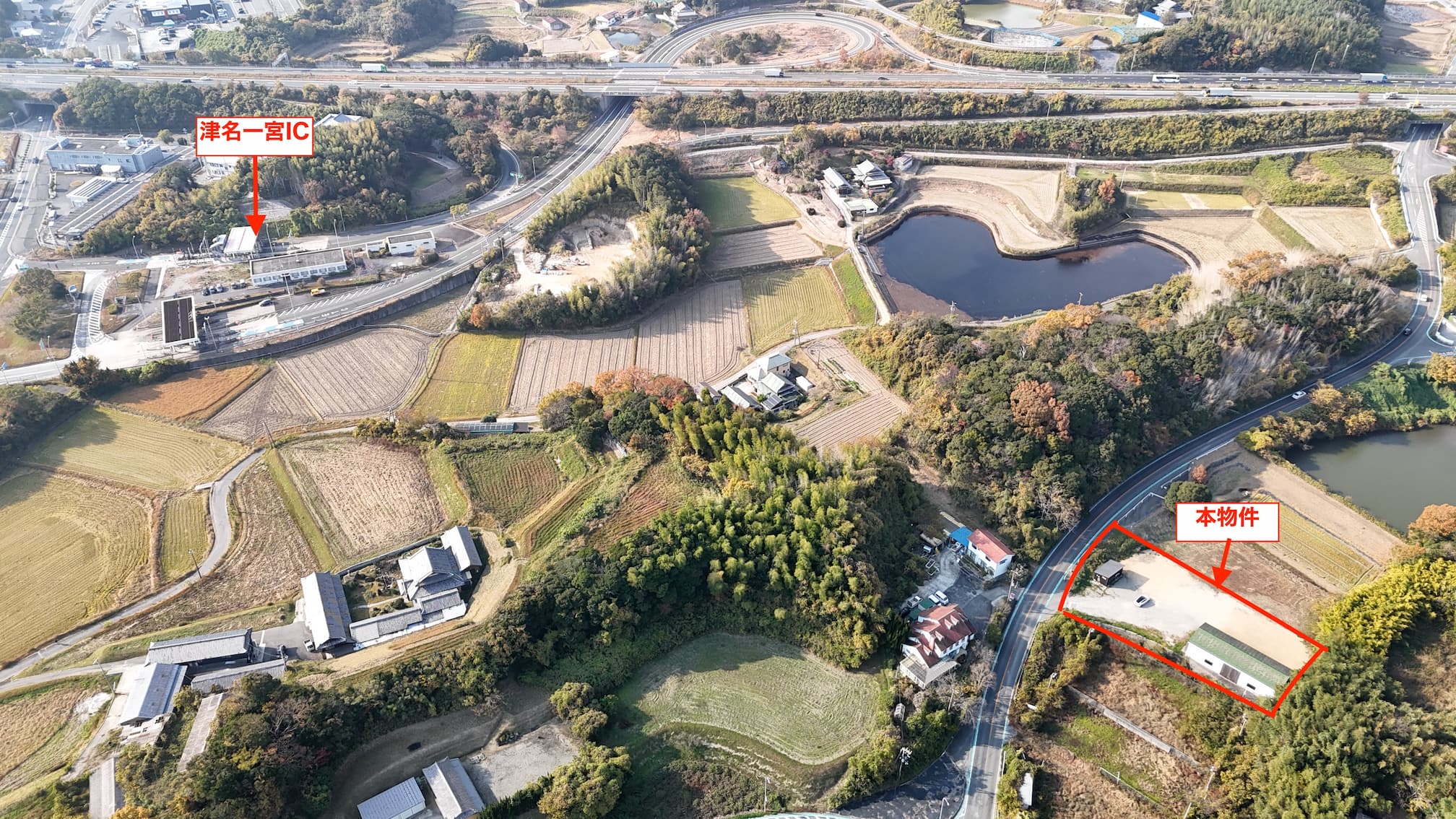 淡路市中田 倉庫&事務所